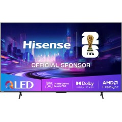 Hisense 55E77Q PRO 55" 4K UHD 2160p - Stunning Black TV for Impressive Home Entertainment!